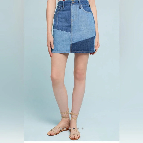 Levi’s Everyday Mini Skirt- Anthropologie - Picture 1 of 8